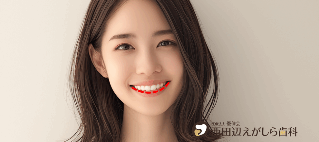 スマイルライン　歯医者審美歯科
