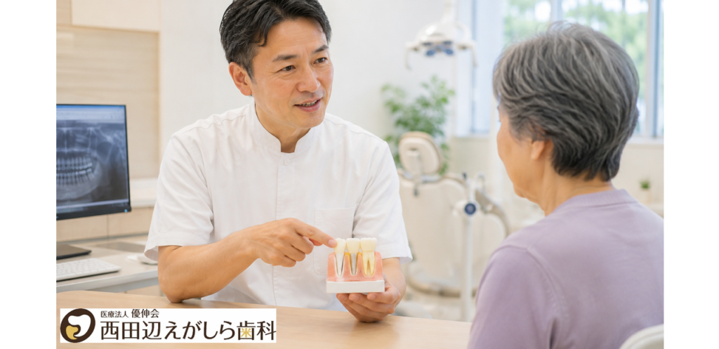 インプラント　介護　終活　インプラント周囲炎　歯医者　ケア